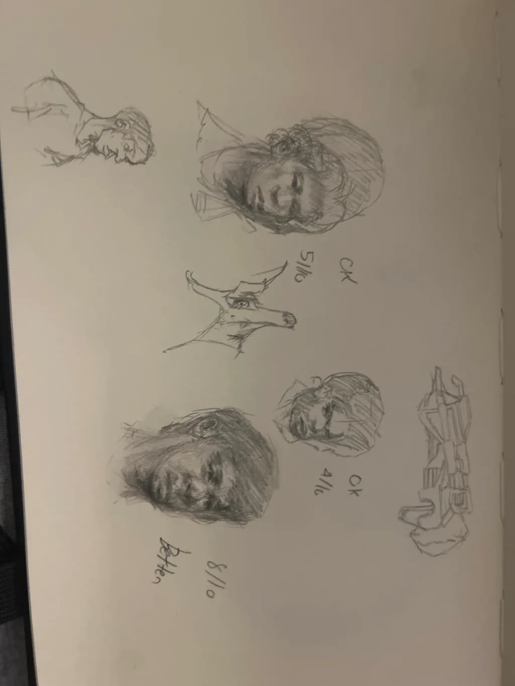 Sketch Study of Faces and Forms