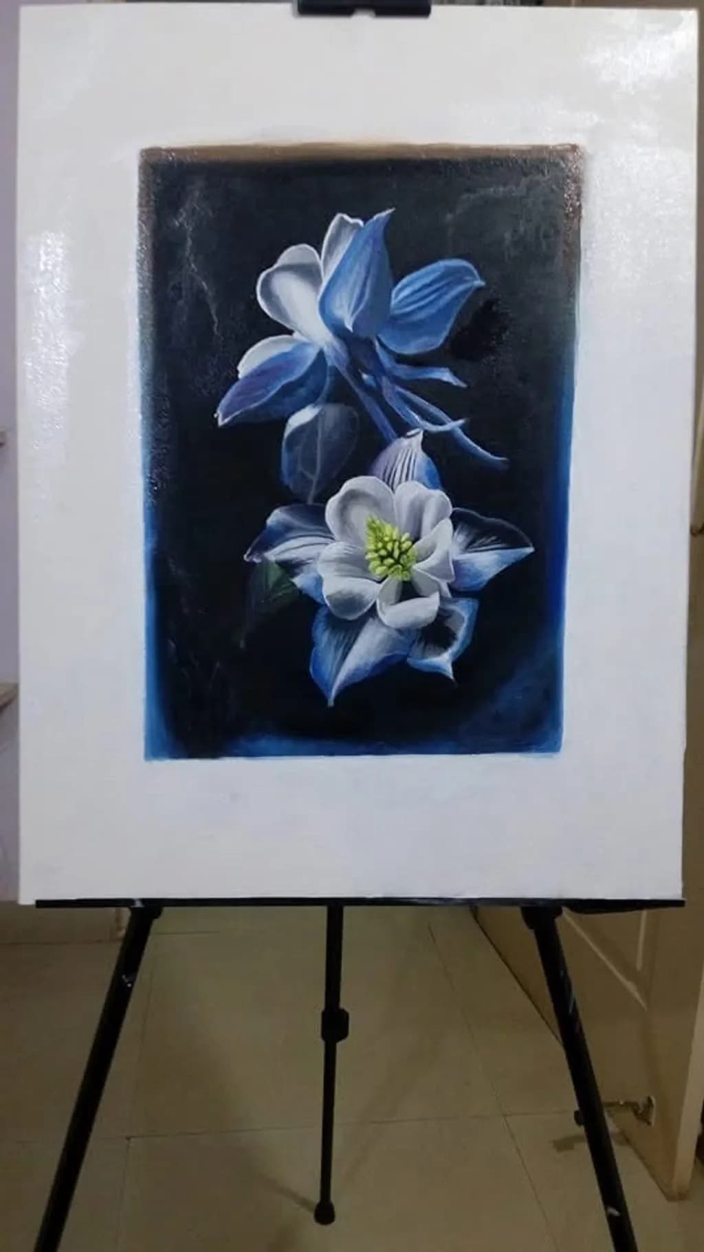 Blue Blossom Contrast