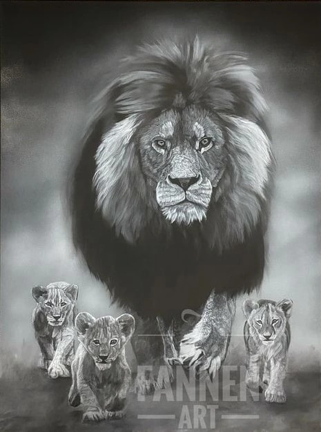 Lion and Cubs