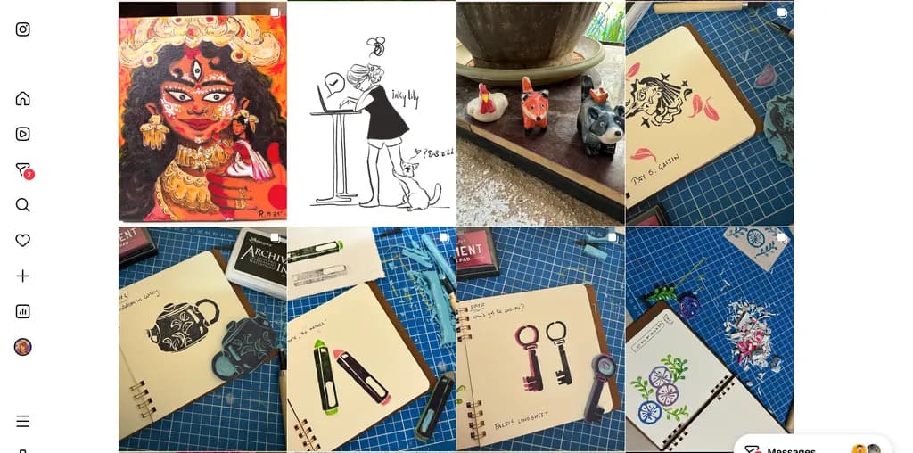 Creative Sketchbook Studies