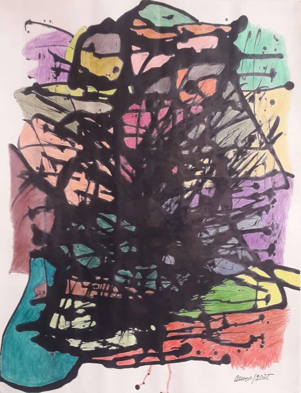 Abstract Color Burst
