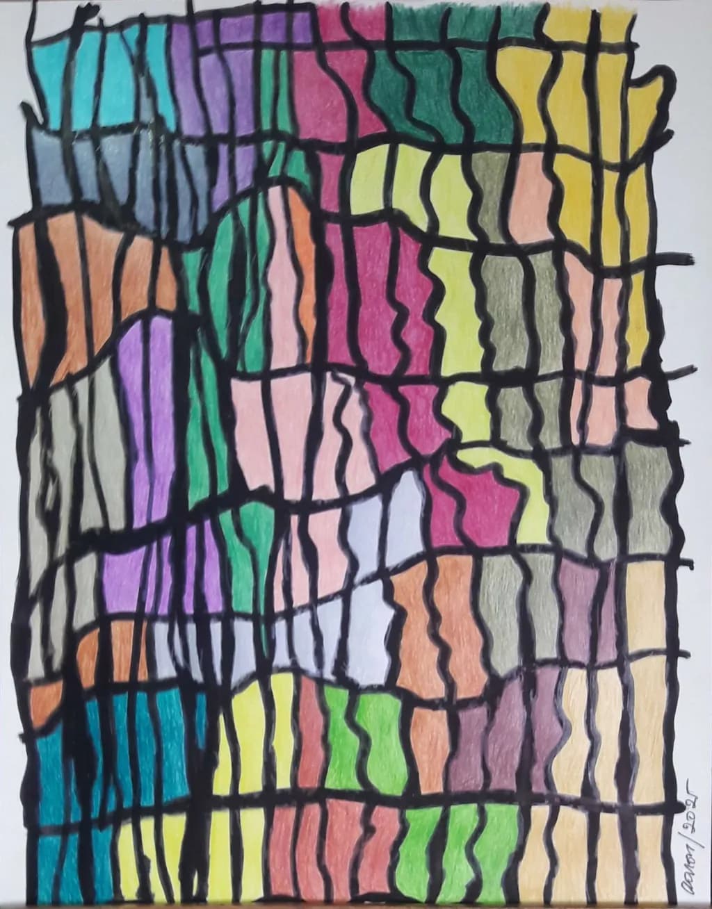 Abstract Color Grid