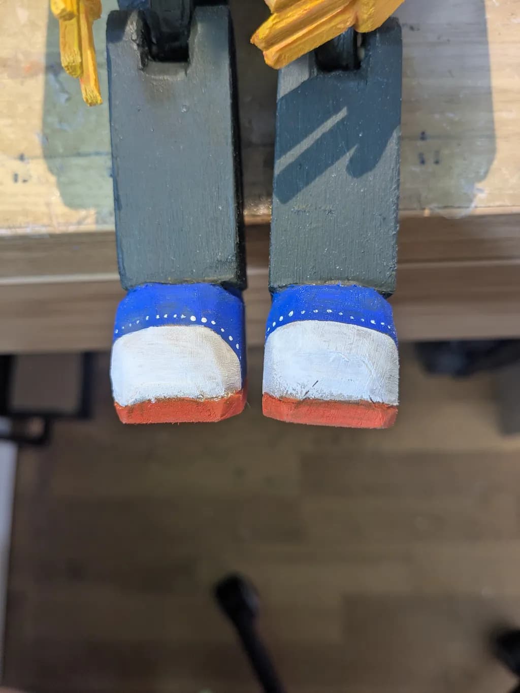 Hand-Painted Wooden Shoes