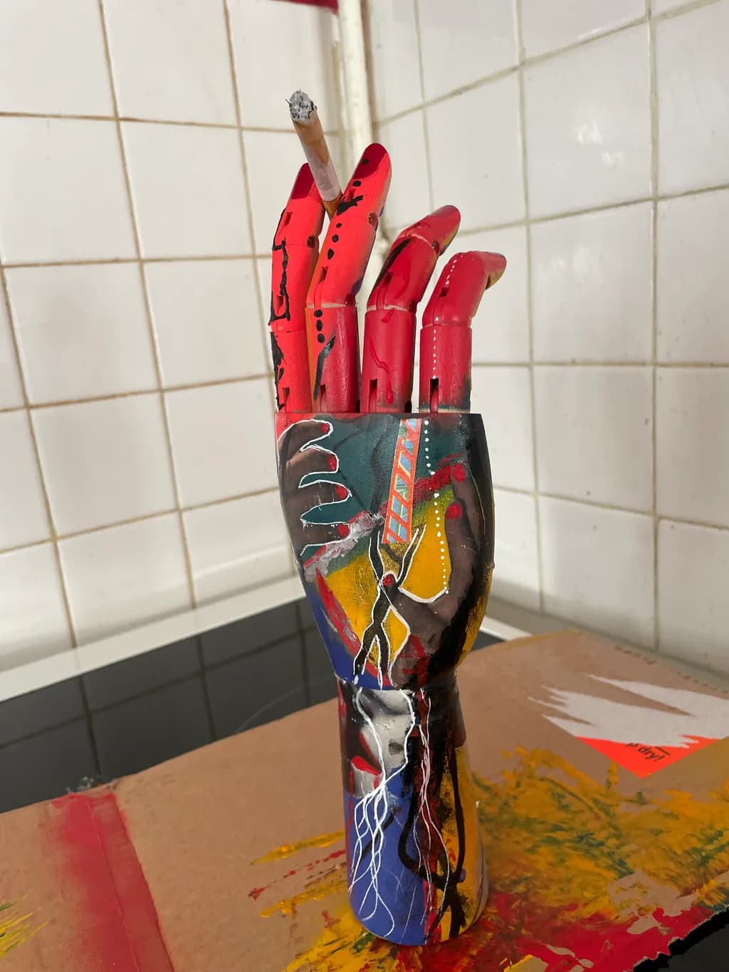 Painted Prosthetic Hand