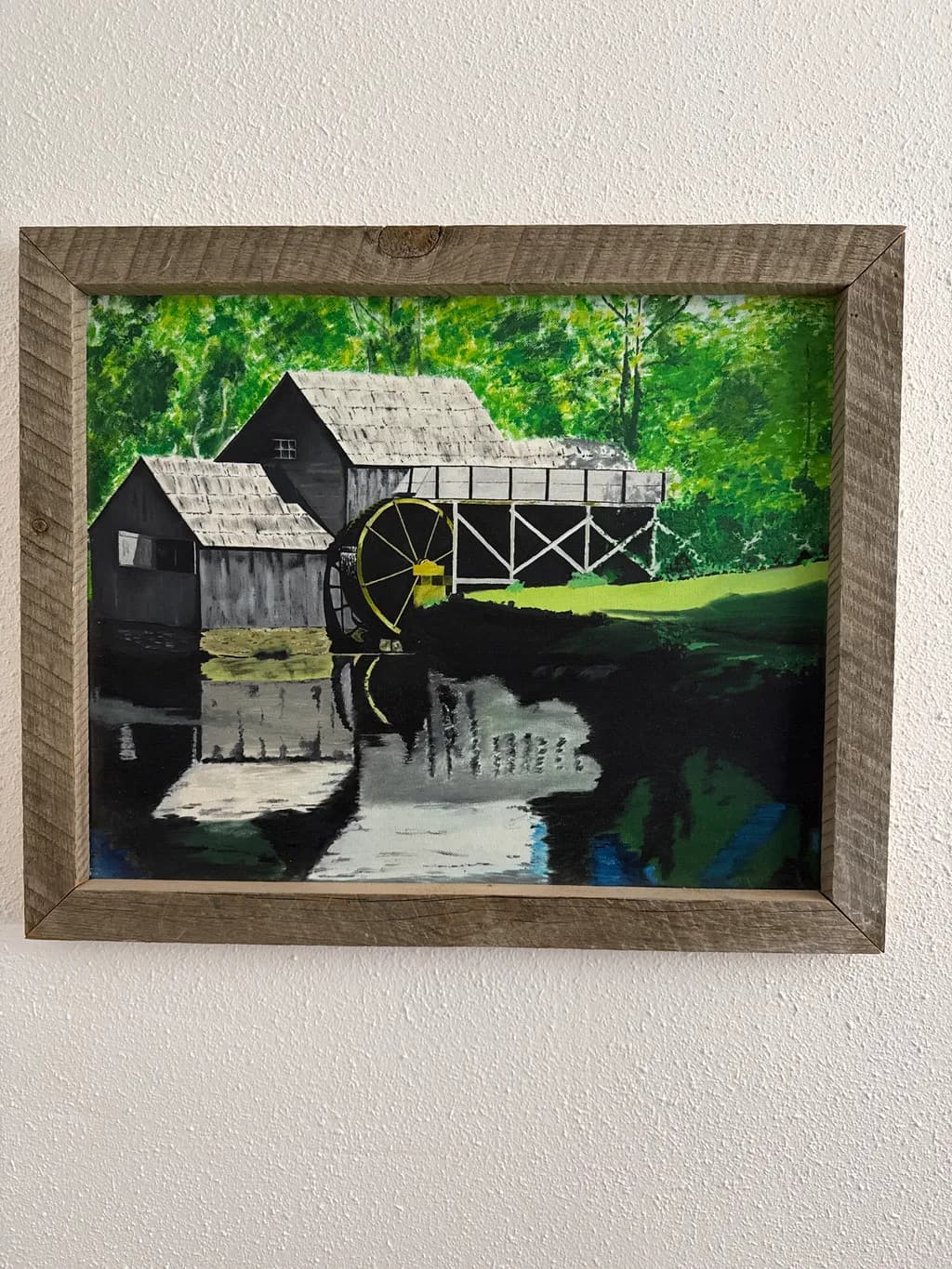 River Mill Reflection