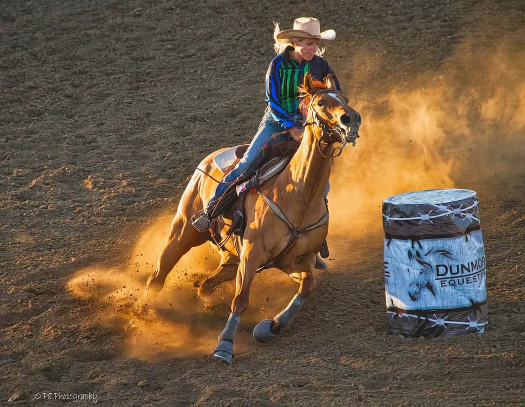 Barrel Rider Sunset
