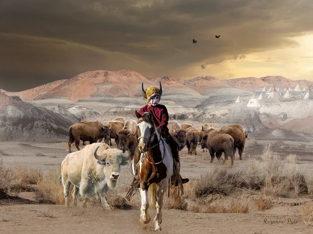Buffalo Boy Warrior