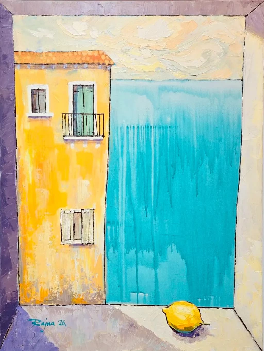 Yellow House by the Sea