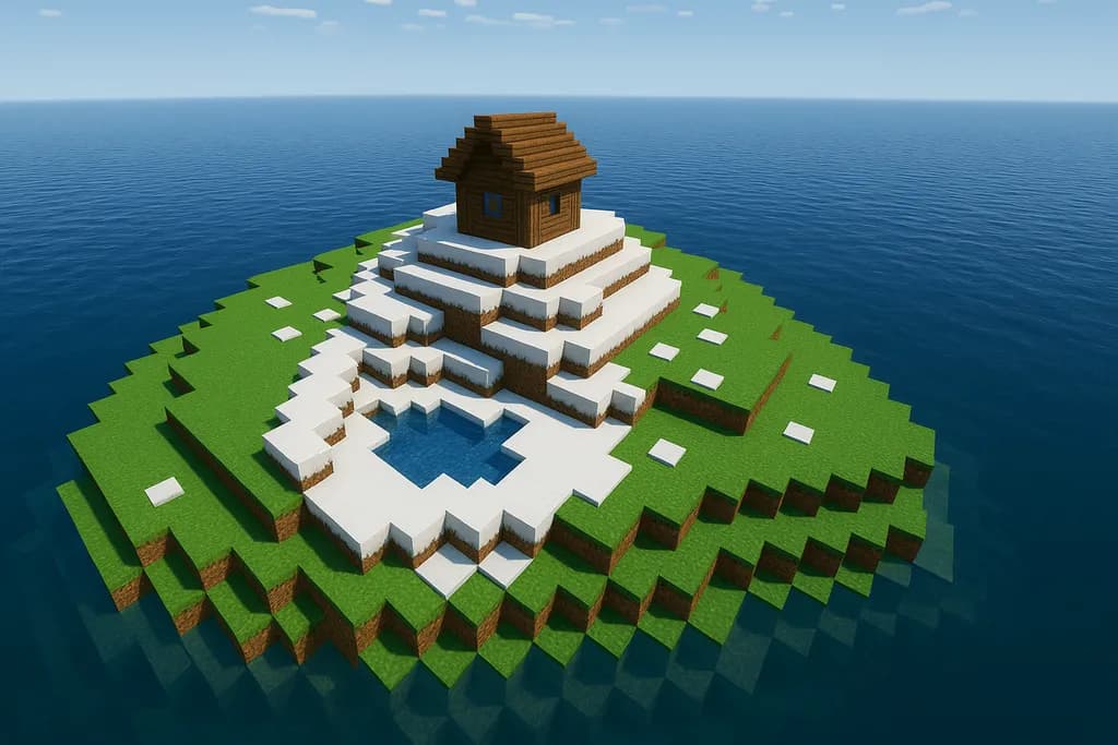 Pixelated Island Retreat