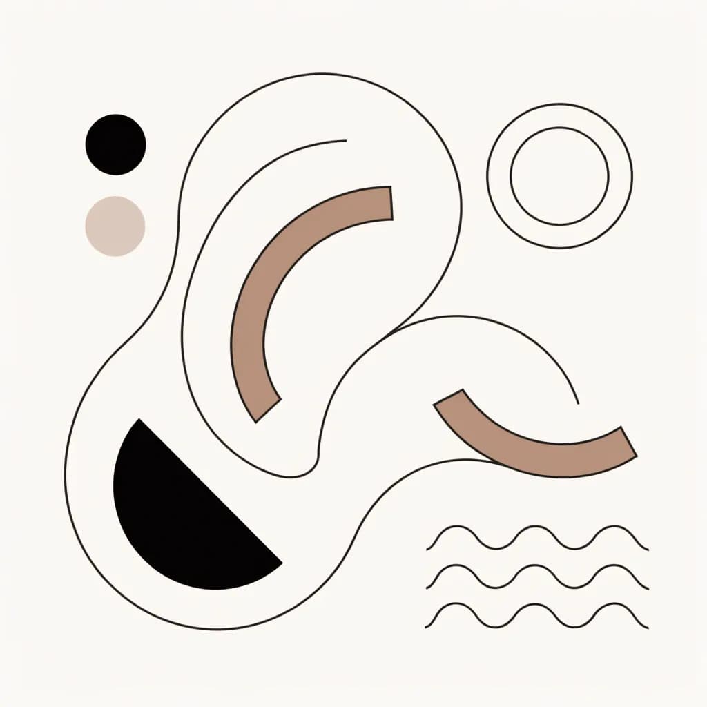 Minimalist Line Art Flow
