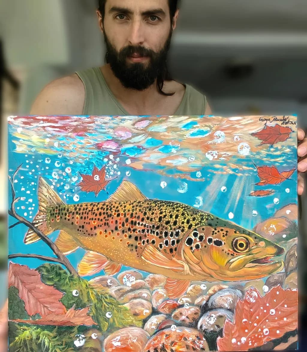 Brook Trout Underwater