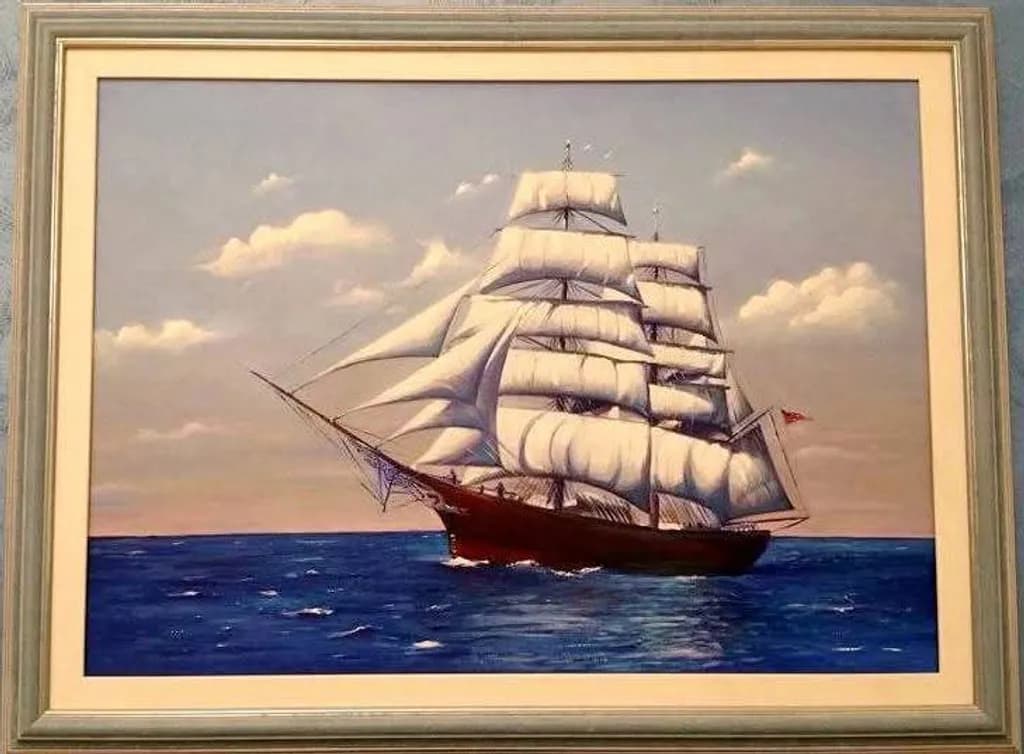 Sailing Ship at Sea