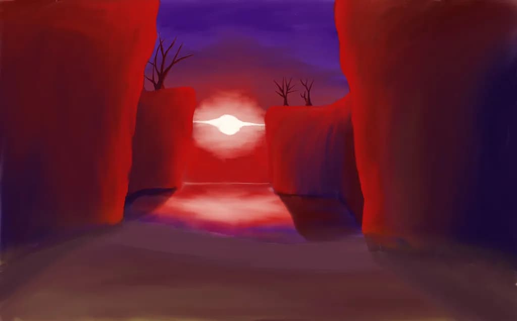 Crimson Canyon Sunset