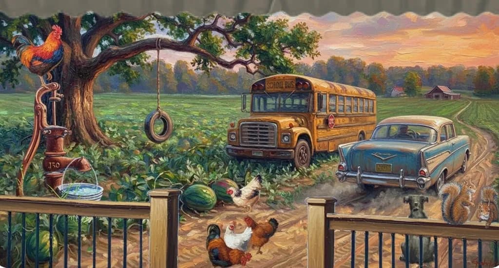 Country Road Arrival