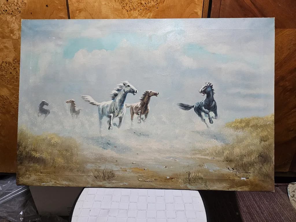 Wild Horses Running