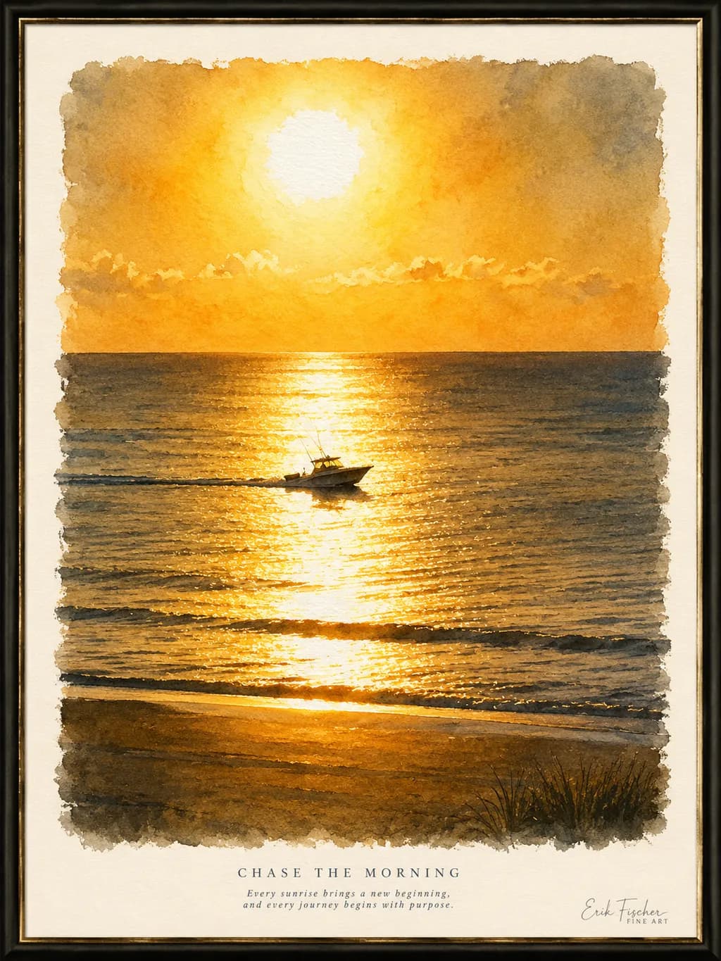 Ocean Sunrise Reflection