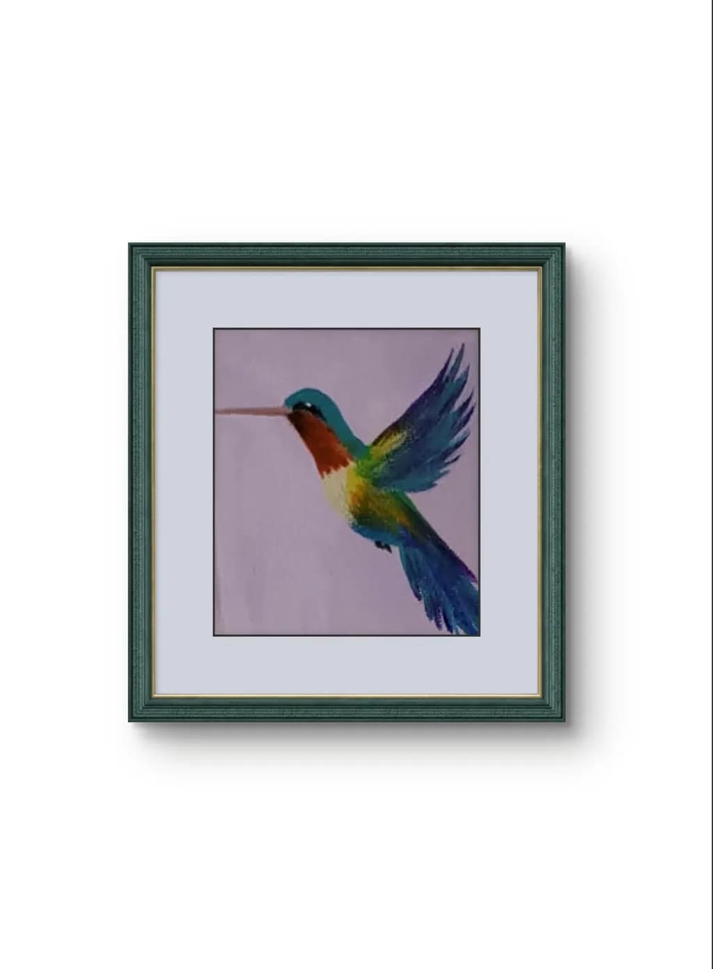 Colorful Hummingbird Flight