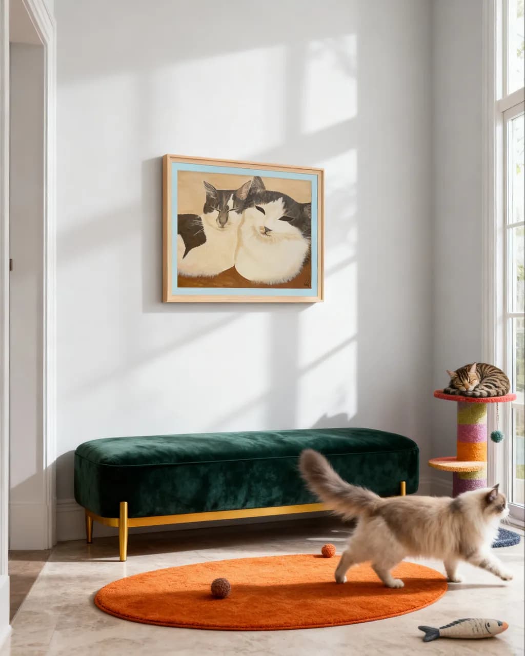 Cat Portrait Duo