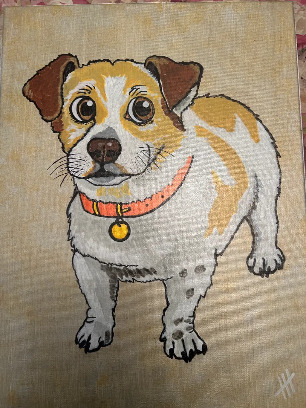 Spotted Dog Portrait