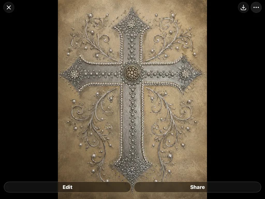 Ornate Cross Embellishment