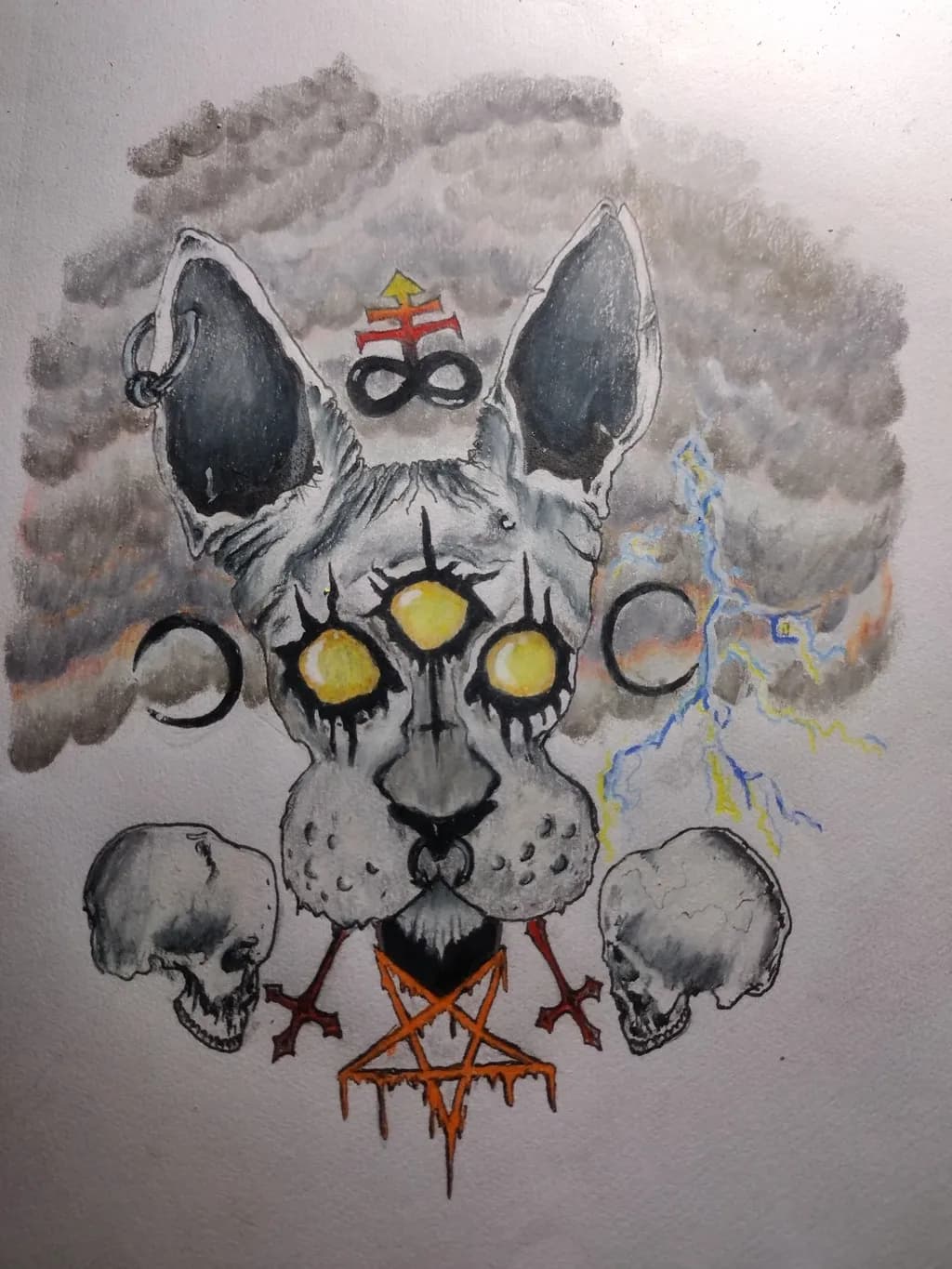 Third-Eye Skulls Lightning