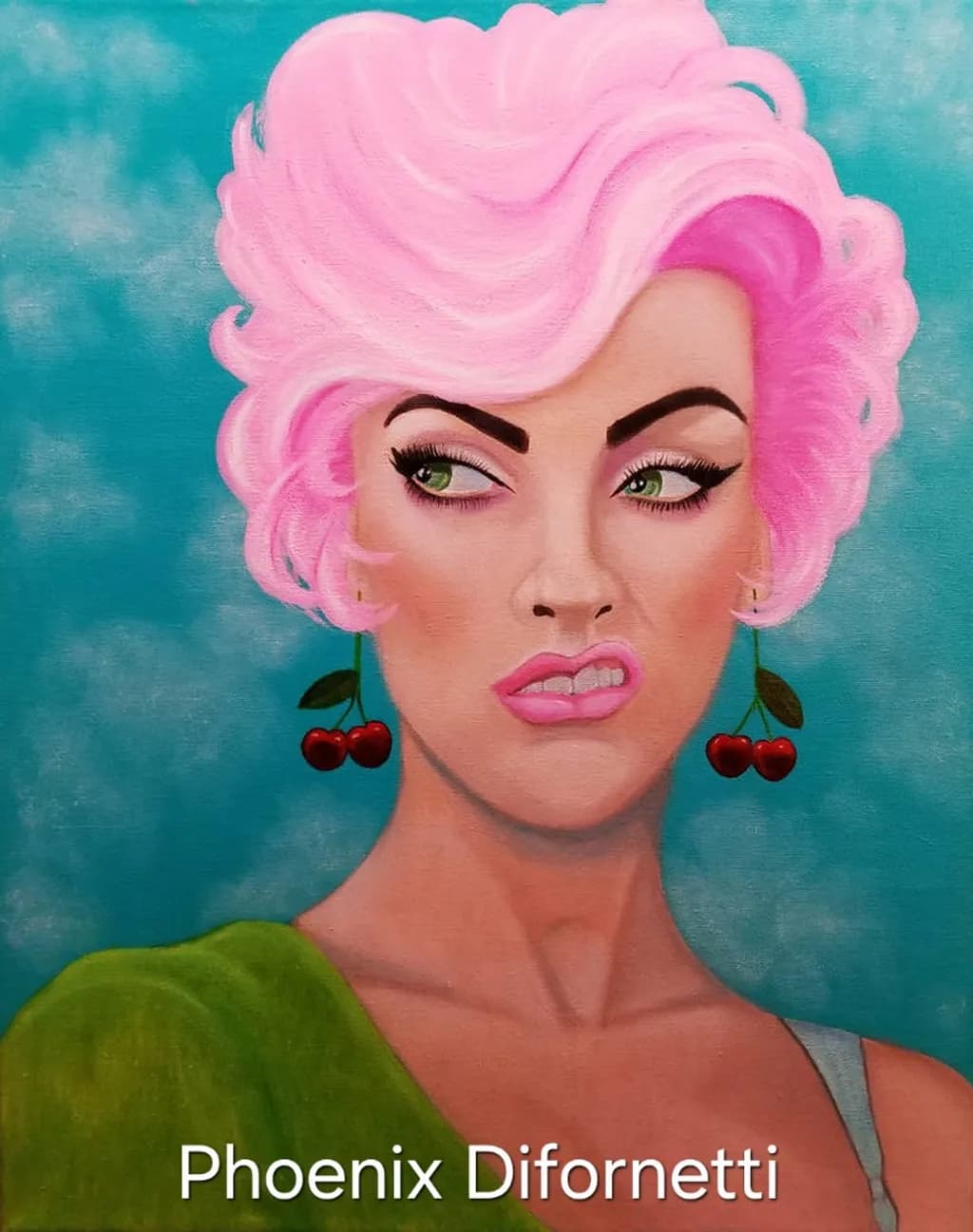 Pink Hair Portrait