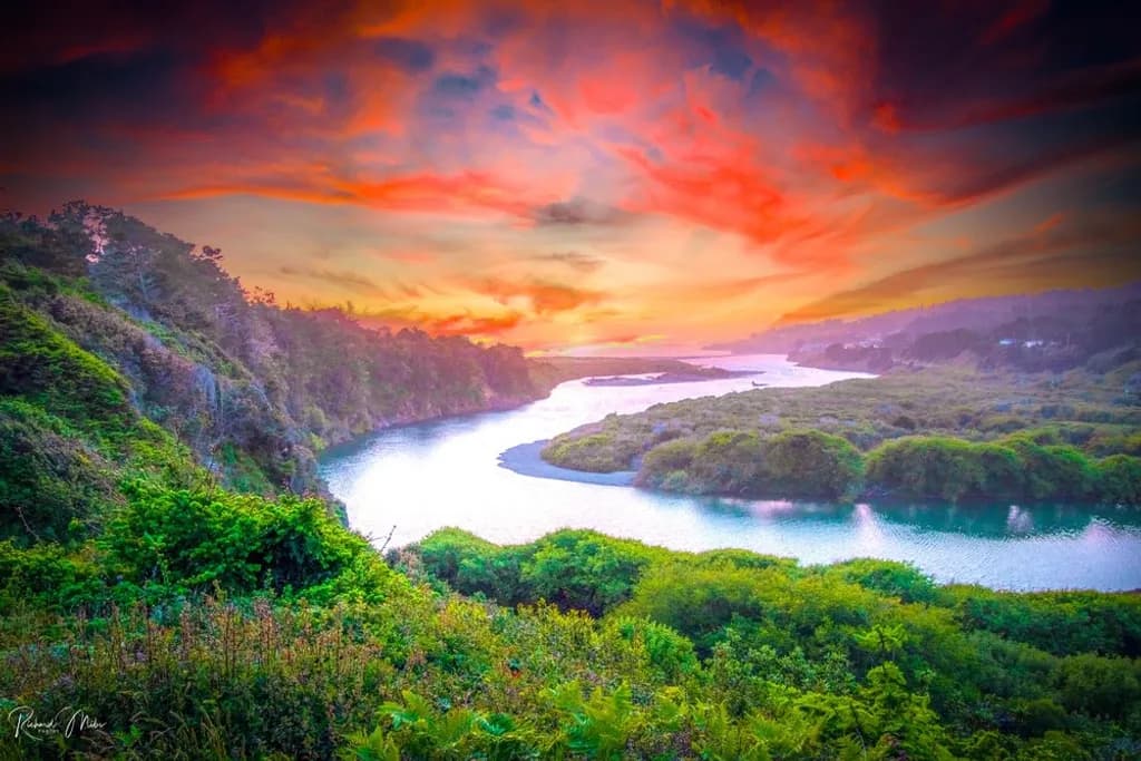 River Bend Sunset