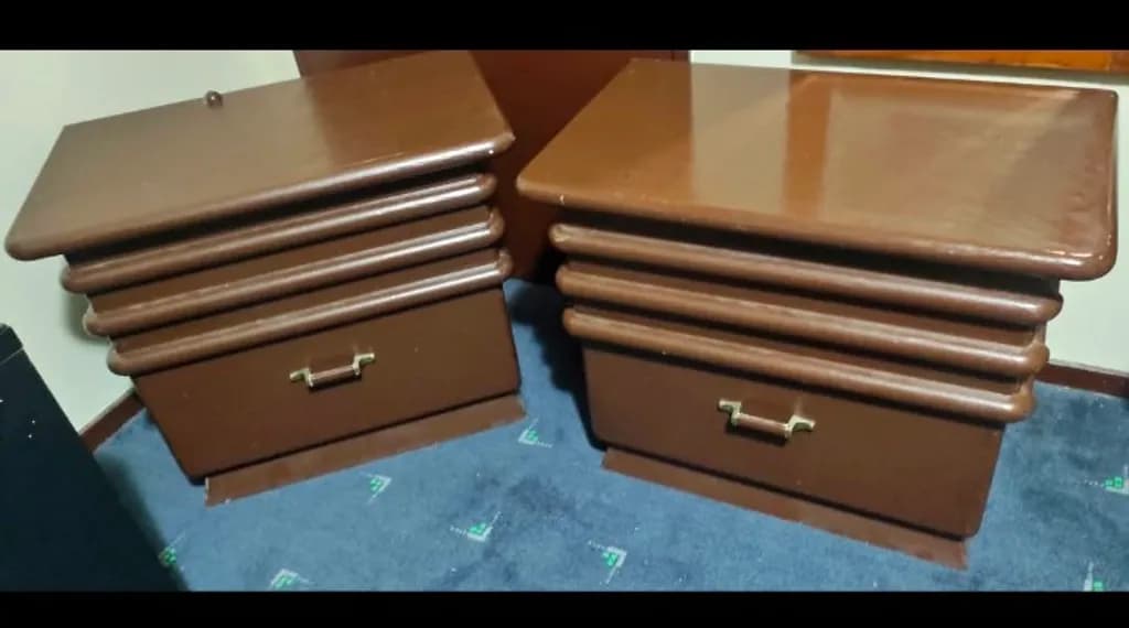 Vintage Brown Nightstands