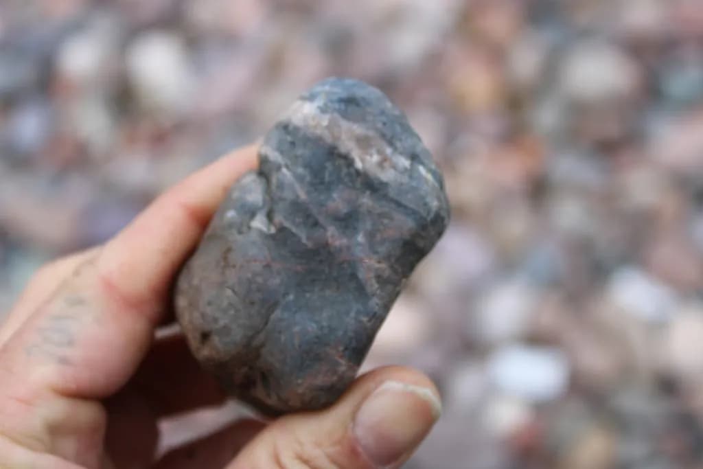 Raw Black Jasper Stone