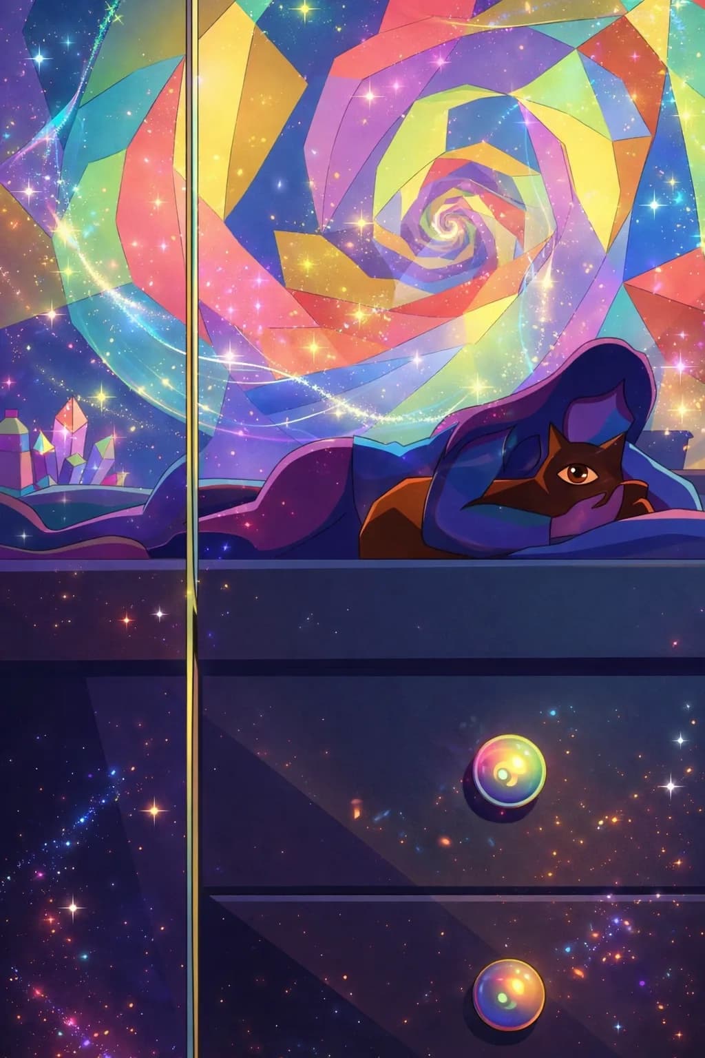 Cosmic Spiral Drawer