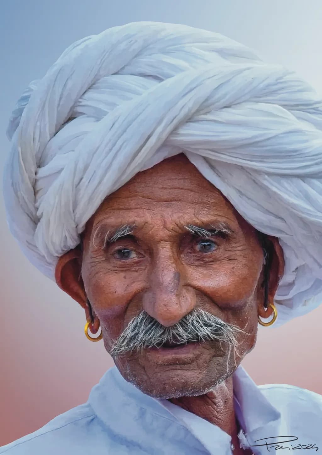 Elder with Turban