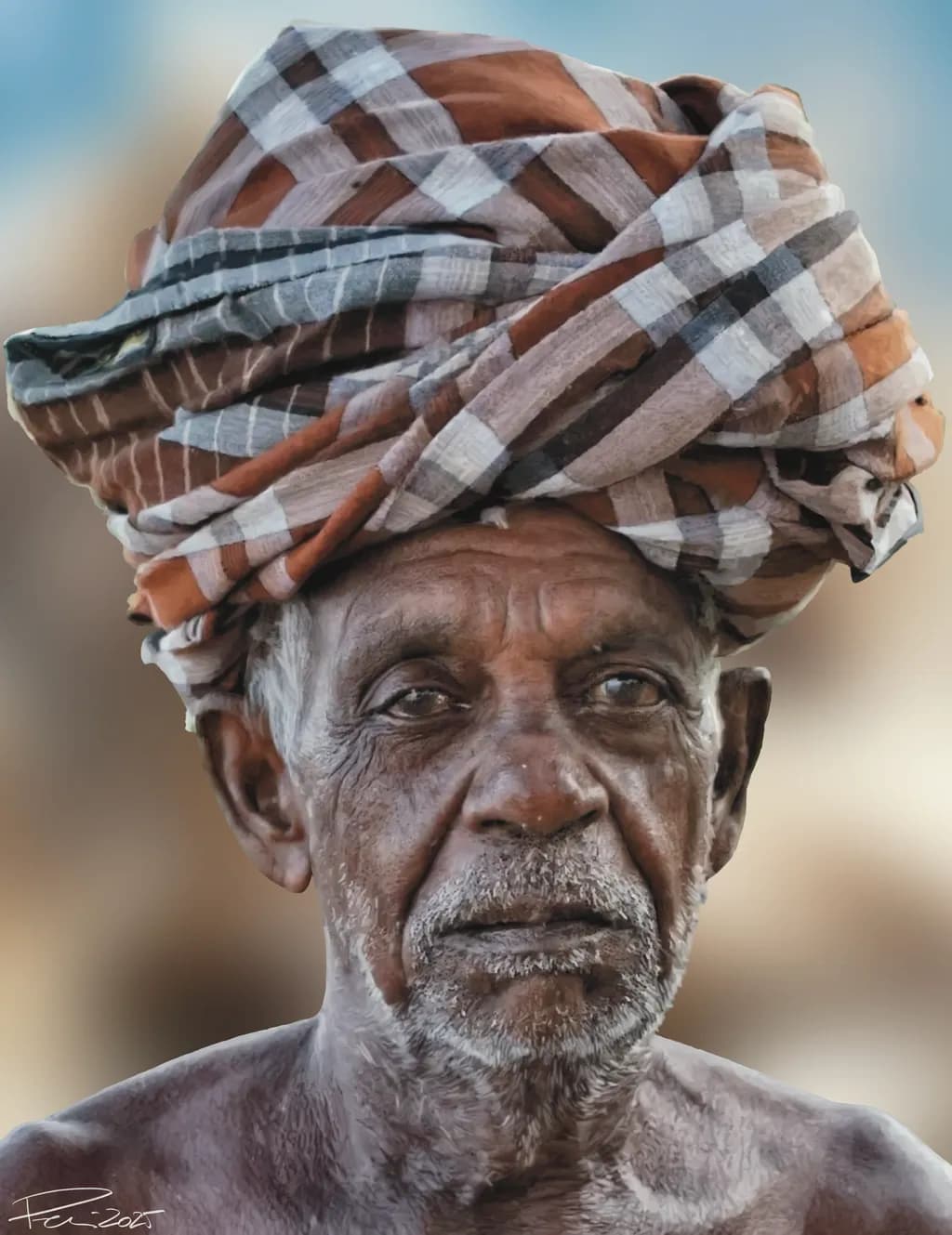 Elder with Turban