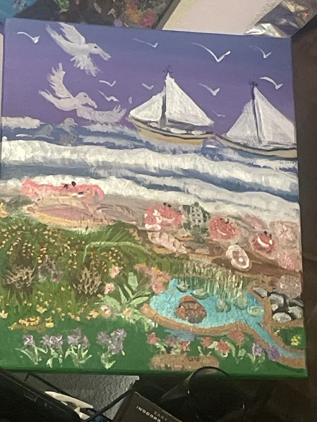 Coastal Crabs and Sailboats
