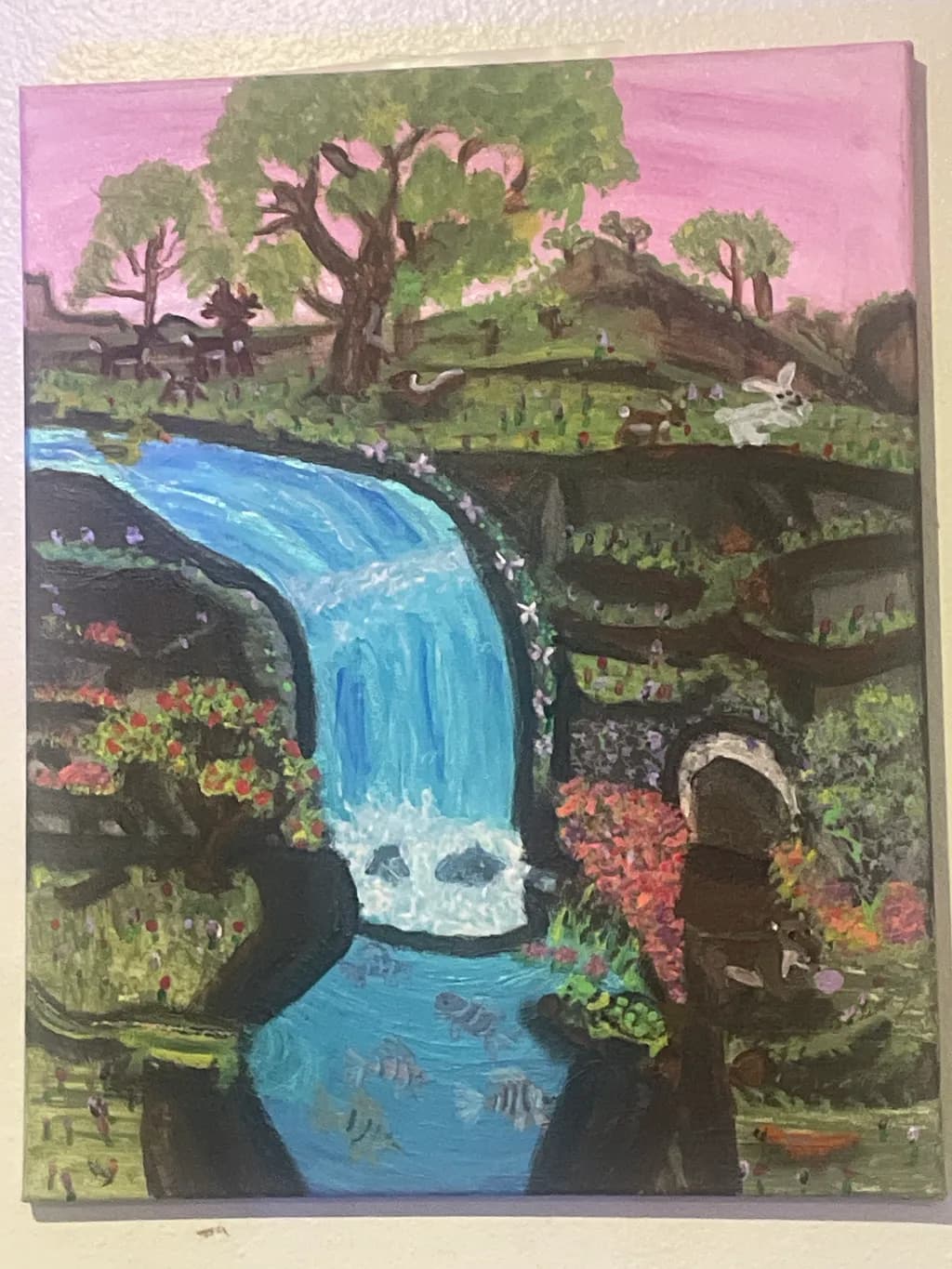 Waterfall and Garden Stream