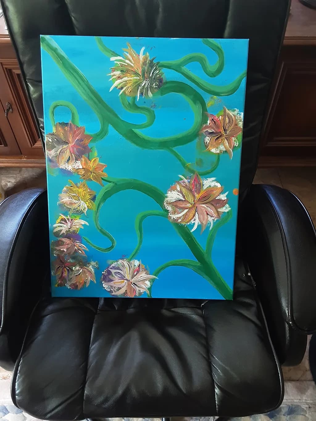 Abstract Floral Vines