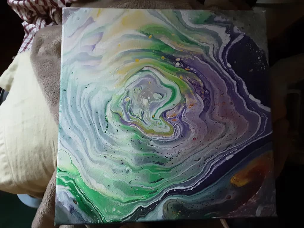 Abstract Inbound Swirl
