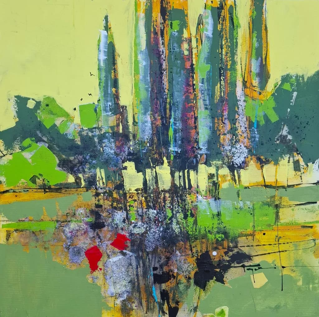 Abstract Green Landscape