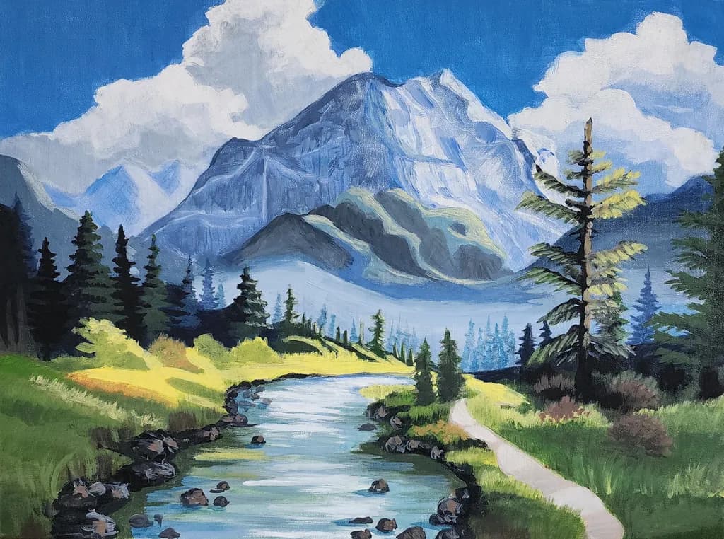 Mountain River Path