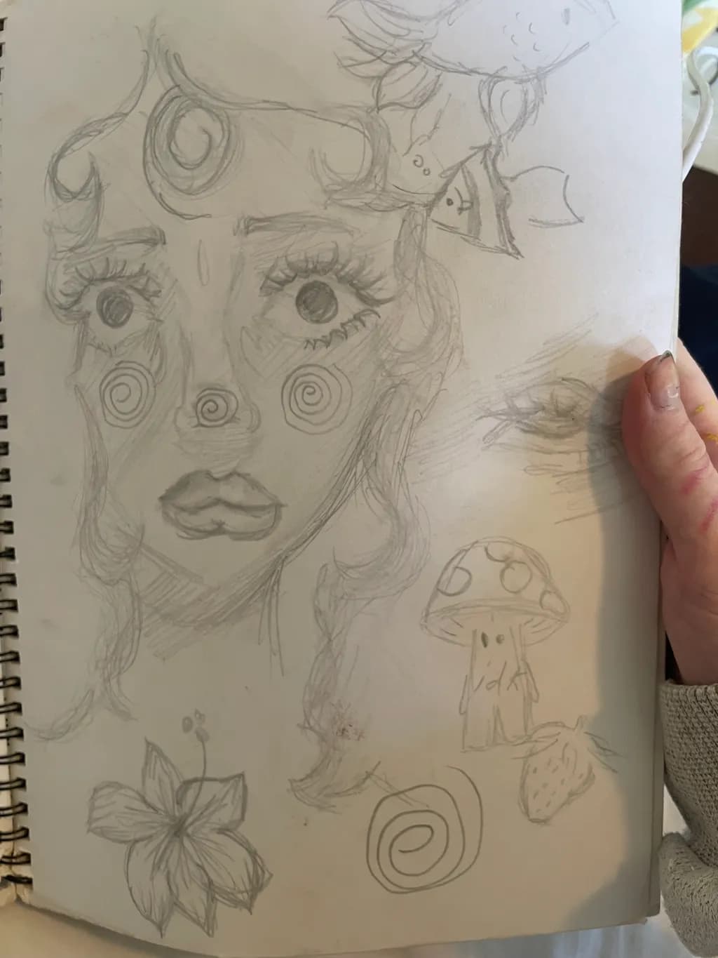 Spiral Mushroom Portrait
