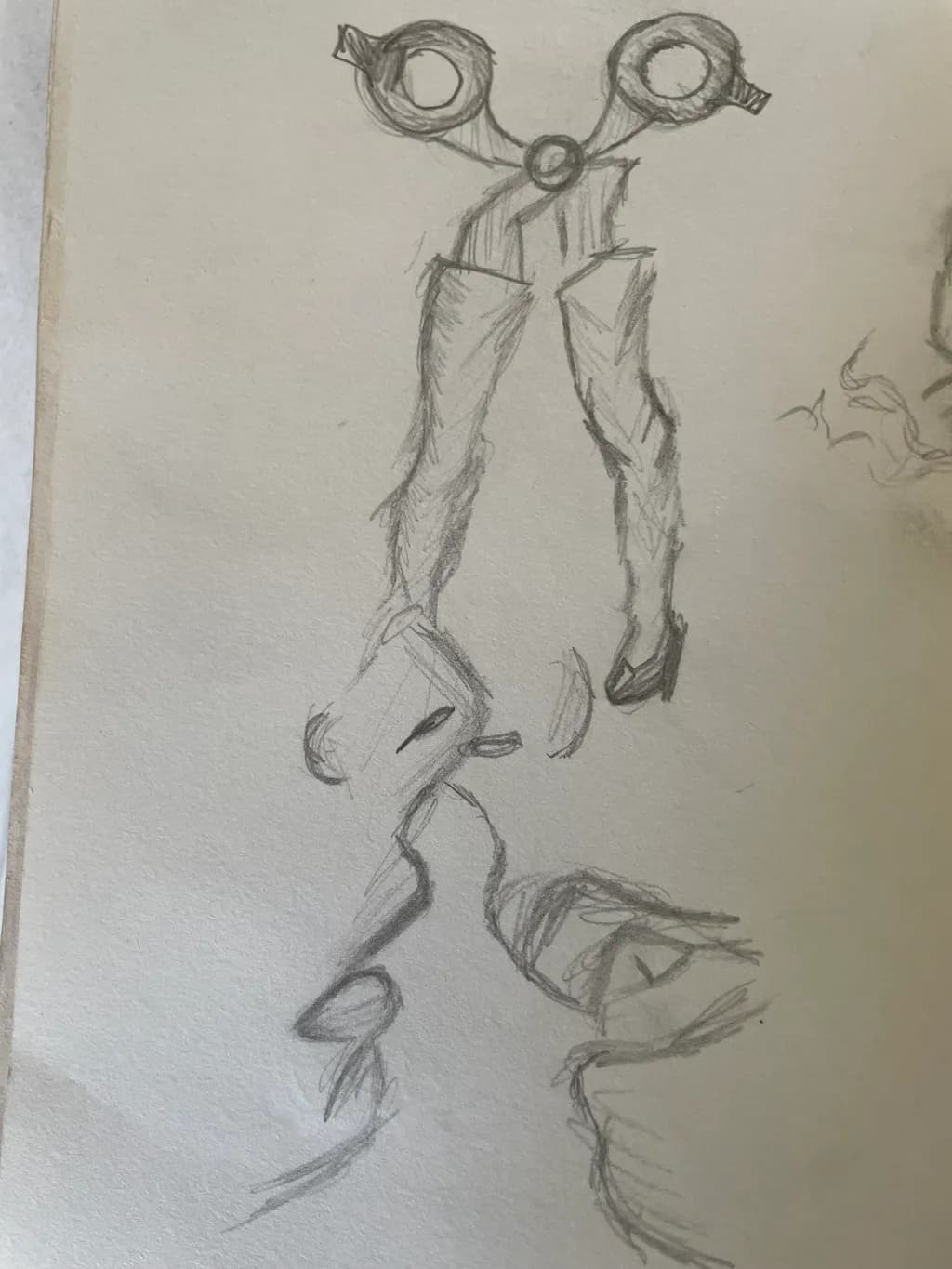 Scissors Legs Sketch