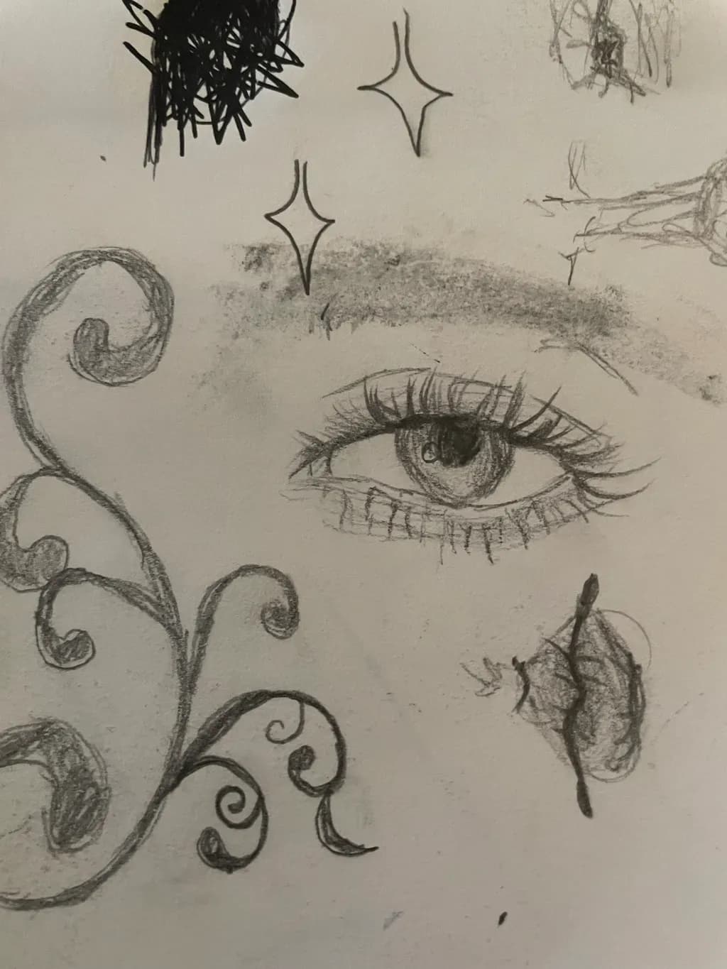 Ornamental Eye Sketch