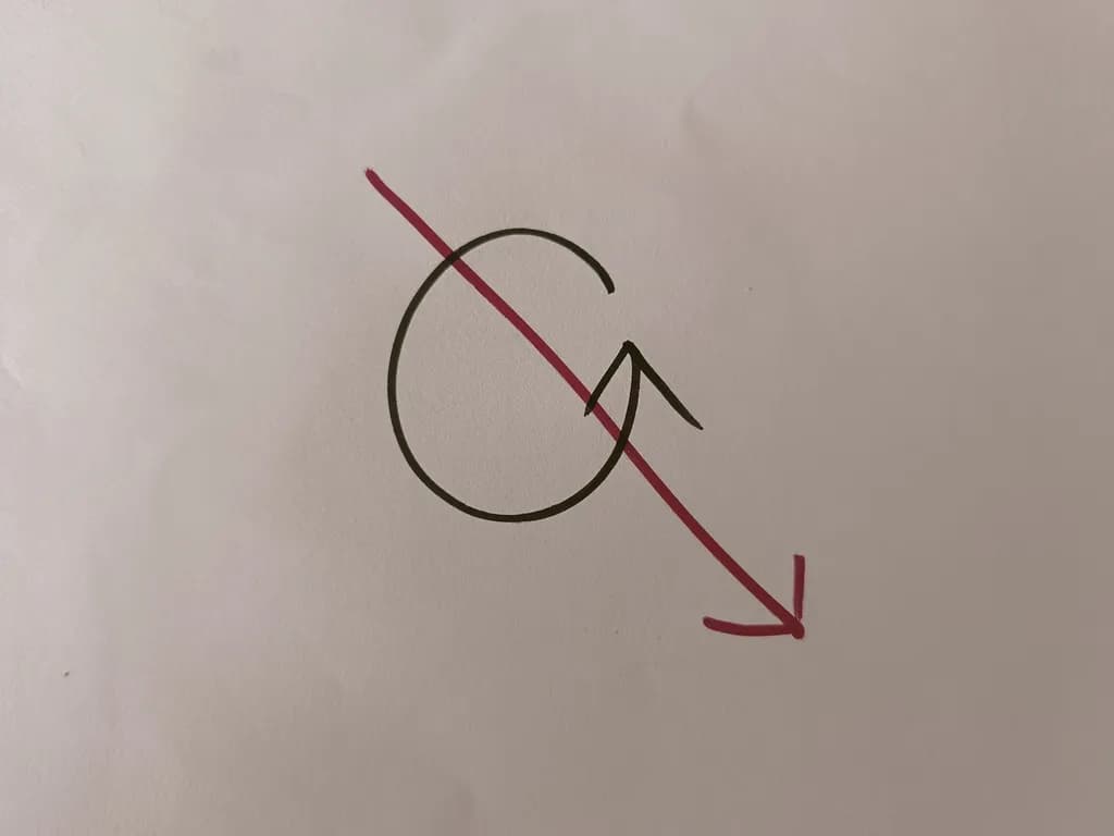 Circular Arrow Decline