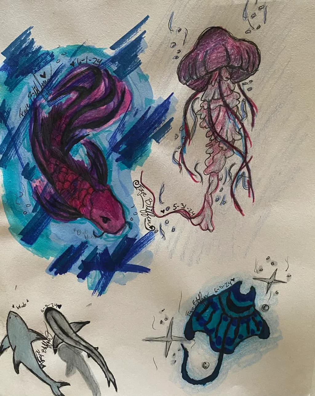Ocean Creatures Quartet