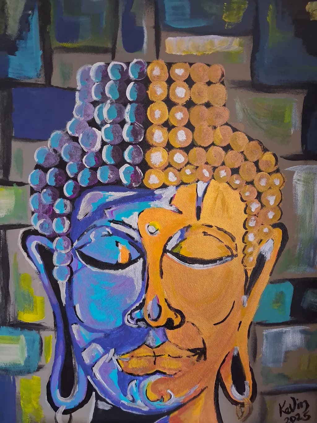 Buddha Face Portrait