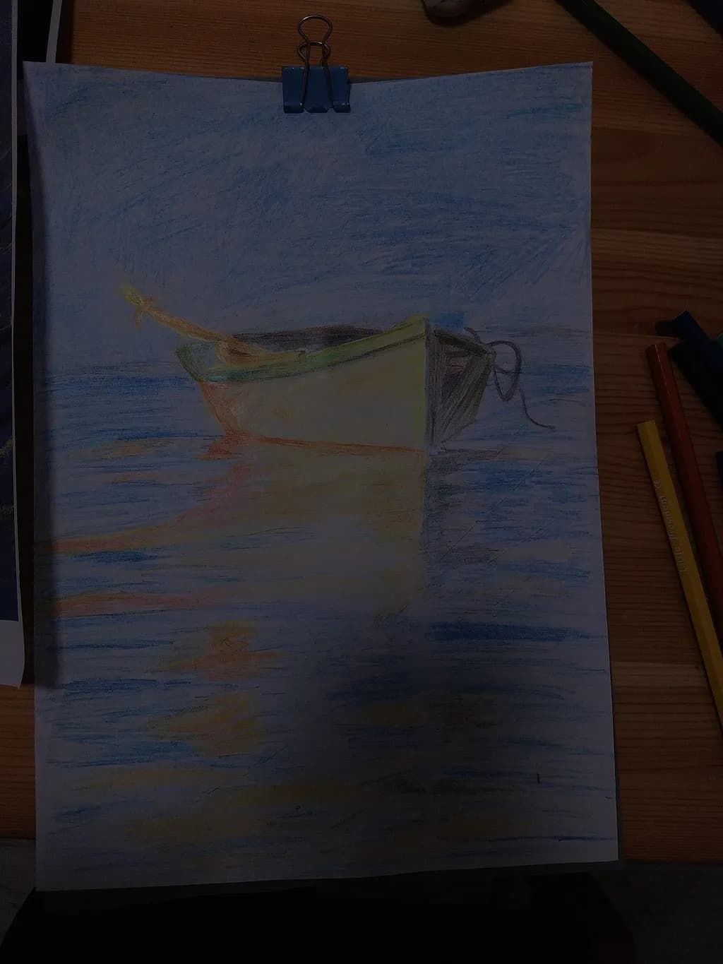 Rowboat on Water