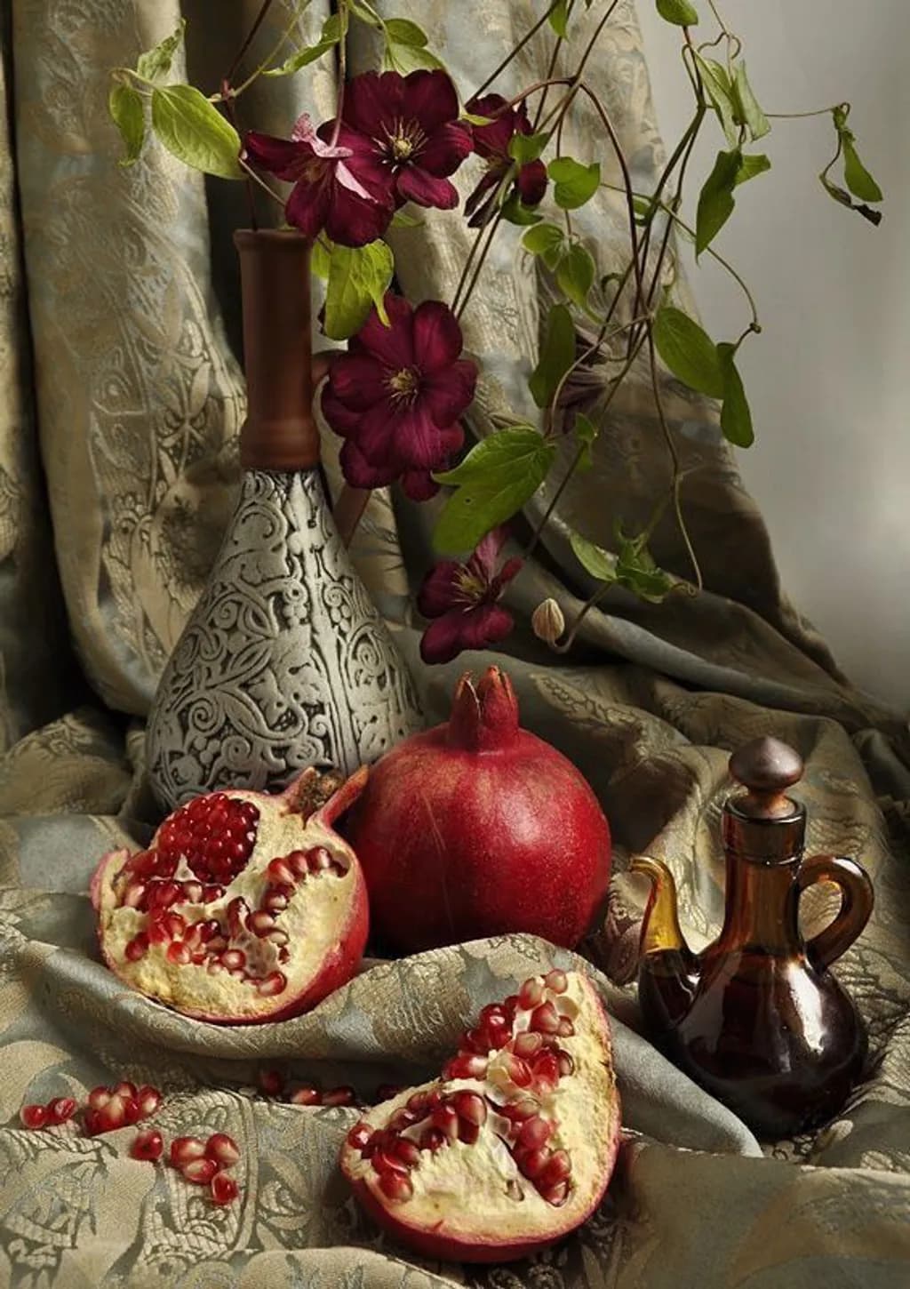 Pomegranate Still Life