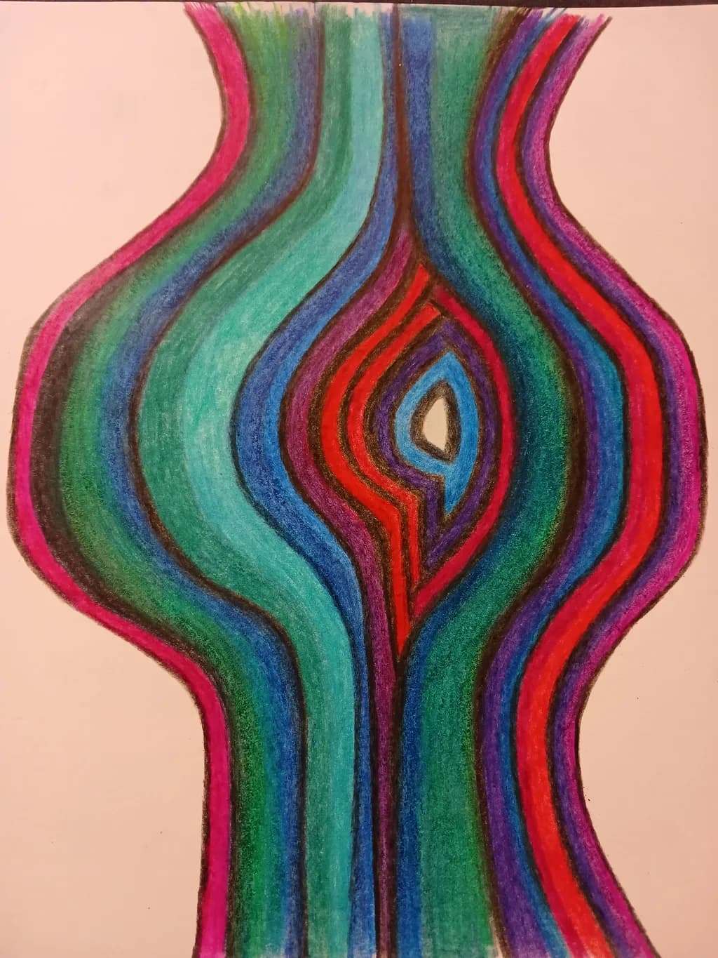 Curved Striped Pattern