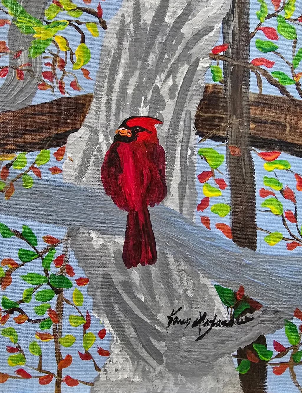 Cardinal on Branch