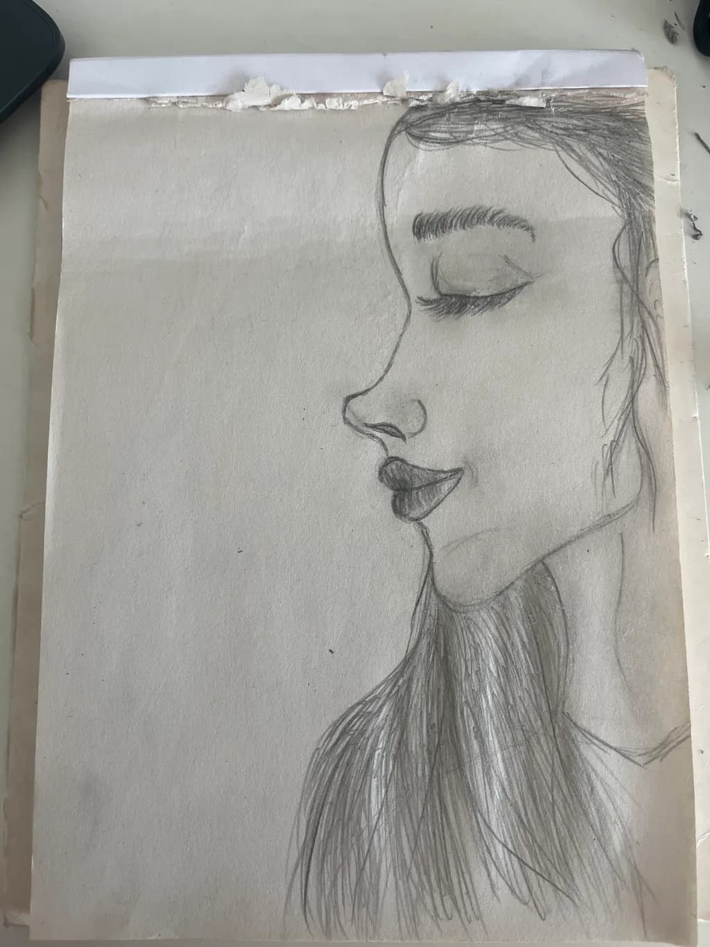 Profile Portrait Sketch