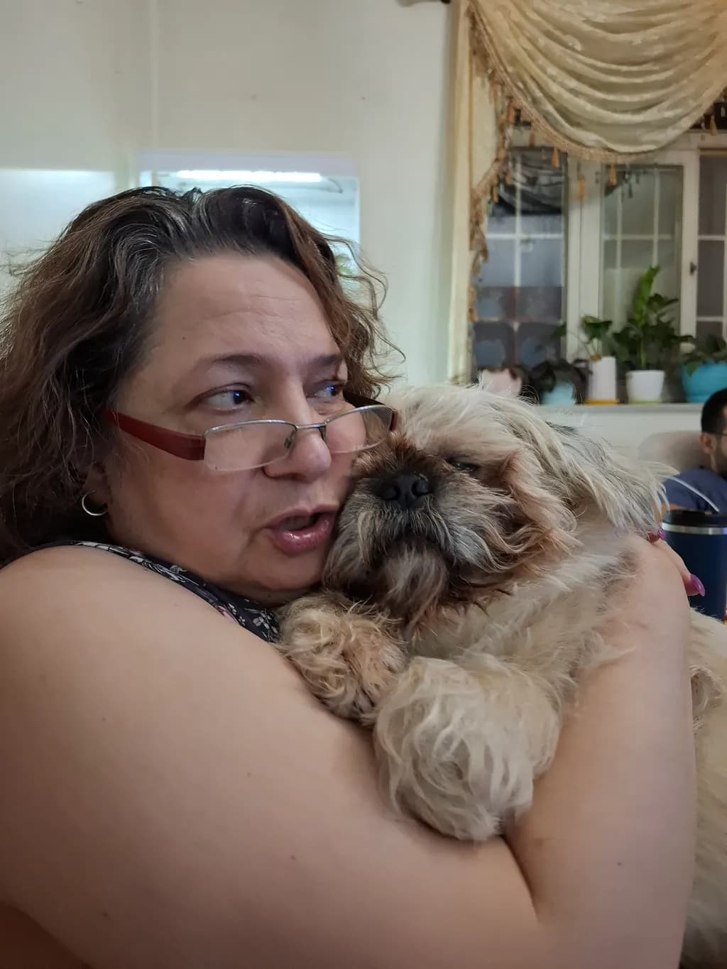 Loving Dog Embrace